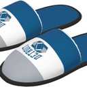 Slippers for Guests, 11.2 inch,Disposable & Reusable Non-Slip Hotel Slippers with Storage Bag, Soft Cotton Guest Slippers for Women & Men,Non-Slip for Home, Gym,Party (Blue, XL)