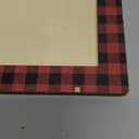 clothmile 2 Pack Picture Frame Red & Black Buffalo Plaid Wooden Photo Frame Gifts Decorations Horizontally Vertically Used Size 4x6 Suitable for Xmas Gift Desktop Use