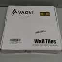 VAOVI Gold Kitchen Backsplash Tiles Peel and Stick Mosaic Stickers Self-Adhesive Wall Panles Heat Resistant Waterproof(10sheets,Square)