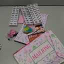 TIASUSAN American Mahjong Tile Set, 166 Pink Tiles, Bag and Mahjong Accessories, 4 All-in-One Rack/Pushers, Mahjong Set Complete