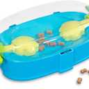 Outward Hound Nina Ottosson Paw N' Play Interactive Dog Treat Puzzle, Level 2 Intermediate Dog Enrichment Dog Toy, Blue, Small