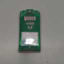 WICKED X KISS Press On Nails, Marvelous Munchkinland, Blue, Short Squoval, Waterproof, Chip Proof, Smudge Proof, 28 Fake Nails, Pink Gel Nail Glue (2g), Mini Nail File, & Manicure Stick