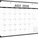 2026 Desk Calendar - Large Desk Calendar 2026, Jan. 2026 - Dec. 2026, 22" x 17", 2026 Calendar, 4 Corner Protectors, 2 Hanging Holes, Holidays, Julian Dates, TO-DO & Notes Section