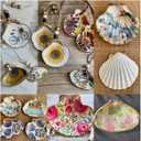 SEAJIAYI 10 PCS Large Scallop Shells 4-5 inch Natural White Scallop Shells from Sea Beach for DIY Craft Decor