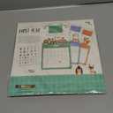 Baby's First Year Calendar with Stickers - 1st Year Tracker and Memory Book for Girls and Boys - Document and Cherish Milestones with Pocket and Drill Free Adhesive Hook