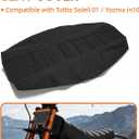 Gut Seat Cover for Tuttio Soleil01 Electric Dirt Bike, Anti-Slip and Waterproof, Thickened Seat Cover for Yozma in 10 Electric Motorcycle, Ebike Upgraded Replacement Part, Black