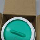 8 Pcs Fermentation Kit, 4 Pack Airlock Fermentation Lids, 4 Pack Plastic Rings for 3 Wide Mouth Mason Jars, Silicone Self Burping Mason Jar Airlock Lids & Screw Jar Bands for Fermenting