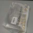 Clear Purse for Women Stadium Approved Clear Crossbody Bag for Stadium Events Transparent Purse Bag for Sports (White-1)