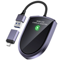 Wireless CarPlay Adapter for Apple iPhone (2025 Upgrade) – Instant Wireless CarPlay, Ultra-Low Latency, Stable Connection, Mini Bluetooth Dongle for iOS 10+ & Cars 2016+, Plug & Play Type-C