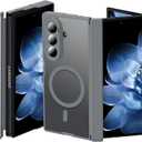 Hensinple for Samsung Galaxy Z Trifold Case Magnetic, Z Trifold Case[Hinge Protection] [Compatible with MagSafe], Magnetic Charing Translucent Matte Back Shockproof Phone Case for ZTriFold, Gray