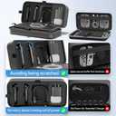 2 x Carrying Case Compatible with 2025 Nintendo SW 2, Large Switch 2 Case Travel Bag Fit for Joycon & Adapter, Protective Switch 2 Carry Holds 28 Game Cards for Game Cube Game