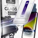 Defenslim for iPhone 14 / 16e / 17e Privacy Screen Protector (2Pack), Easy Auto-Dust & Align Install Kit, 6.1" Tempered Glass, 9H Hardness, Privacy Protection, Case Friendly, SpyShield