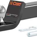 CURT 45131 Fusion Trailer Hitch Mount with 1-7/8-Inch Ball & Pin, Fits 2-Inch Receiver, 5,000 lbs, 2-In Drop