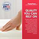 FOAMYFOAM High Density 1 inch Thick, 30 inch Wide, 72 inch Long Upholstery Foam, Cushion Replacement