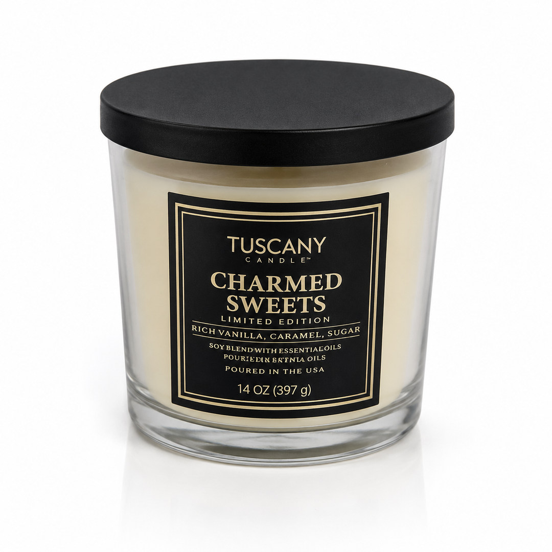 Tuscany Candle Charmed Sweets Limited Addition Baked Vanilla, Sprinkles & Icing, 14oz