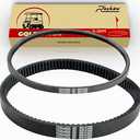 ROYKAW EZGO TXT Gas Drive Belt & Starter Belts Kit for EZGO 4 Cycle Gas Golf Cart TXT Cushman Express Marathon Medalist ST Vehicles Terrain 1994-2013, OEM # 72054G01, 72024G01, 72025G01, 26414G01