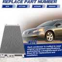 Air Conditioning A/C Condenser Compatible with Chevrolet Malibu/Pontiac G6 / Saturn Aura # 3279, 15777890, 22704208, 20820058