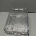 Expandable Drain Bath Caddy Tray for Tub, YOCOMEY Multifunctional Acrylic Bathtub Tray Bathroom Organizer, Simple Bathtub Table Trays Storage Rack for Candle Towel Book Phone Shower (Clear)