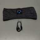 Perytong Sleeping Headphones Bluetooth Headband, Soft Long Time Play Sleeping Headsets with Built in Speakers Perfect for Workout,Running,Yoga,Travel, Darkgray