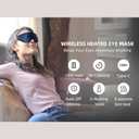 Cordless Heated Eye Mask Weighted,2-in-1 Warm Eye Compress Mask for Dry Eyes,Eyelid Hot Compress,Electric Eye Heating Pad for Relief MGD,Stye,Chalazion,Blepharitis,Steam Mask for Women Or Wife