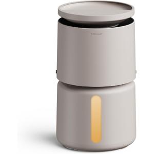 BLUEAIR Room Humidifier - DreamWell - 48Hr Top-Fill Mist-Free InvisibleMist Technology Aroma Stone for Essential Oils and Soothing Mood Lighting - Quiet Operation for Bedroom and Home Use, Beige