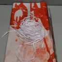 7x5ft Halloween Bloody White Brick Wall Backdrop Handprint Bloodstain Photography Background Scary Blood Splatter Horrible Halloween Party Decorations Banner Photo Props