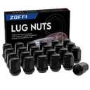 M14x1.5 Lug Nuts 24pcs Replacement for 2011-2018 Jeep Grand Cherokee 2008-2020 Buik Enclave 1999-2020 Cadillac Escalade Aftermarket Wheel - Black Closed End Solid Lug Nuts