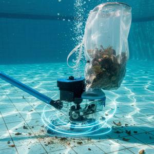 55 High-Power Cordless Pool Vacuum Cleaner for Inground & Above Ground Pools | MAX 75-Min Runtime, XL 24 GPM Suction for Heavy Debris | Includes 2 Extra Large (10L) Filter Bags