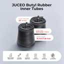 2-Pack 26x4.0, 20x4.0 Fat Bike Inner Tubes with 2 Tire Levers, Standard Butyl Rubber Bicycle Tubes, Schrader Valve Ideal for Fat Tire Electric Bikes
