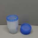 6 Pack-24 oz Freezer Storage Containers, Plastic Food Storage Containers with Twist Top Lids, BPA Free and Reusable Soup Containers with Lids, Leakproof/Microwave/Dishwasher Safe