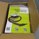 Pressurized Steam Cleaner, 3-Level Adjustable Handheld Steamer Cleaning for Home, 15s Fast Heat-Up & 47.3oz Tank, 2500W Multi-Surface Portable Steamer for Floor/Grout/Car/Kitchen & Bathroom (White)