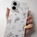 Vinatage Cowboy Case Compatible with iPhone 16, Wild West Country Case for iPhone 16, Cool TPU Shockproof Case Cover