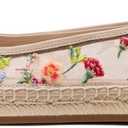 kate spade new york Pearl Fishnet Espadrille Ballet Flat, 8, Light Beige