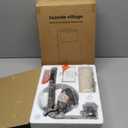 Tall Table Lamp with USB C+A Ports, Fully Stepless Dimmable Modern Minimalist Bedside Nightstand Lamp, Reading Desk Lamp for Bedroom, Living Room, Study Room, Office, 9W 3000K LED Bulb Included (Brown)