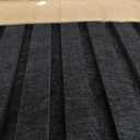 Woven Sound Acoustic Slat Wall Panels, High Density, Sound Dampening, Decorative Noise Blocker Felt Wall Tiles for Ceilings, Home Office & Gaming Room (Black), 47.2x23.6x0.8 Inch (2 Pack, 47.223.6 inch, Slat, Black)