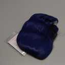 MAGQOO Blue Wigs for Women Navy Blue Bob Wigs with Bangs Shoulder Length Curly Wavy Dark Blue Wigs for Girls Costume Cosplay Halloween Wigs with Wig Cap