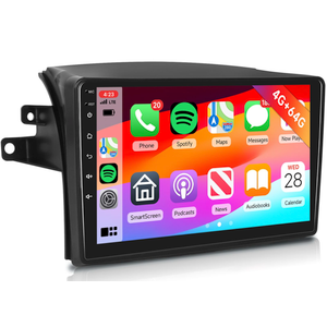 Android 14 Car Stereo Radio for Toyota Sienna 2004-2010, 4+64G 9" IPS HD Touch Screen Sienna Radio with Wireless CarPlay