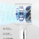 Portable Handheld Turbo Fan - 5 Gear High Speed 4000mAh Rechargeable Mini Personal Hand Fan Blow Cold Air, Battery Operated Travel Essentials, Beach Vacation, Gifts for Women, Men (White)