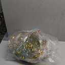 AMOR PRESENT Beach Ball, 10Inch Inflatable Glitter Swimming Pool Balls for Beach Party Favor 10 PCS