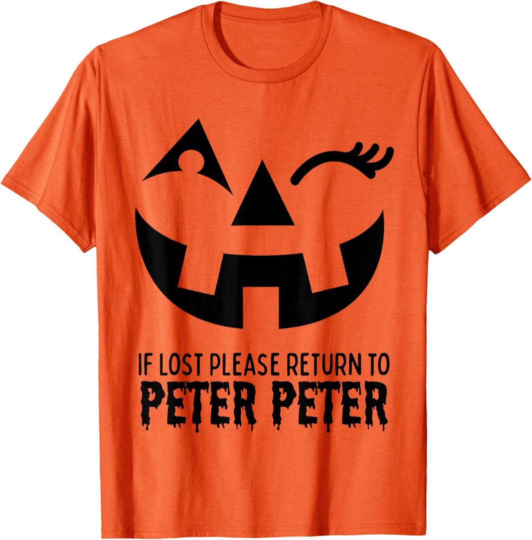 Peter Pumpkin Eater Halloween Couples Costume Women T-Shirt, 2XL
