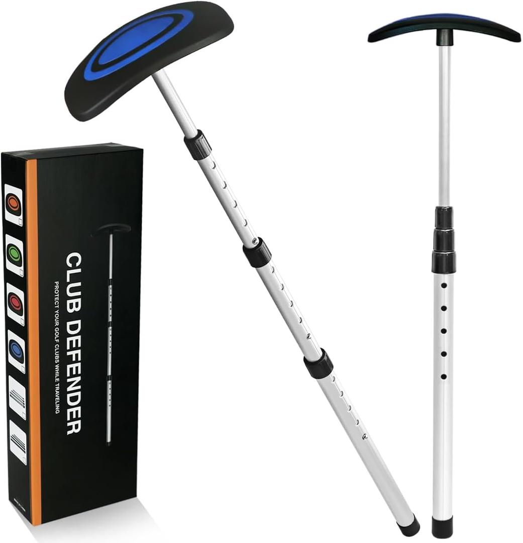 Golf Travel Bag Support System, Golf Club Travel Protection Kit (Blue)