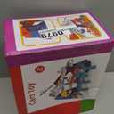 MSKOLER Dinosaur Race Car Tracks for Toddlers 2-4 Years, Dinosaur Climbing Hills Railcar, Toy Car Track Play Set with 7 Small Race Cars, Preschool Birthday Gifts for 3 4 5 6 7 8 Year Old Boys Girls