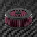 Motorcycle Air Filter Replacement Intake Air Cleaner Element Fit for Harley Sportster XL Touring Road King Street Glide Dyna Softail (Red)