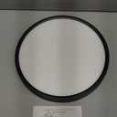 LED Flush Mount Ceiling Light Fixture, 12Inch 24W Led Ceiling Light 5000K 2300LM Ultra Thin Flat Surface Panel Light Low Profile Ceiling Light for Bedroom Kitchen Bathroom Garage Living Room (Black)