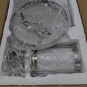 3-Light Pendant Lighting, Brushed Nickel Dining Room Chandelier Light Fixture Over Table with Clear Glass, Modern Cluster Hanging Lights for Kitchen Island Sink, OS-3014-3BN