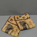 Giwawa Vintage Bear Deer Hand Towels Set of 2 Forest Cabin Face Bath Fingertip Towel Soft Absorbent Dish Wash Cloth Kitchen Bathroom Home Decor