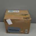 MUKCHAP 4 Pack 8 Inch Solid Rubber Wheels, Hand Truck Wheel Replacement Rubber Tire, Replacement Tire with 1/2 Bore Offset Axle for Cart, Trolley, Lawn Mover