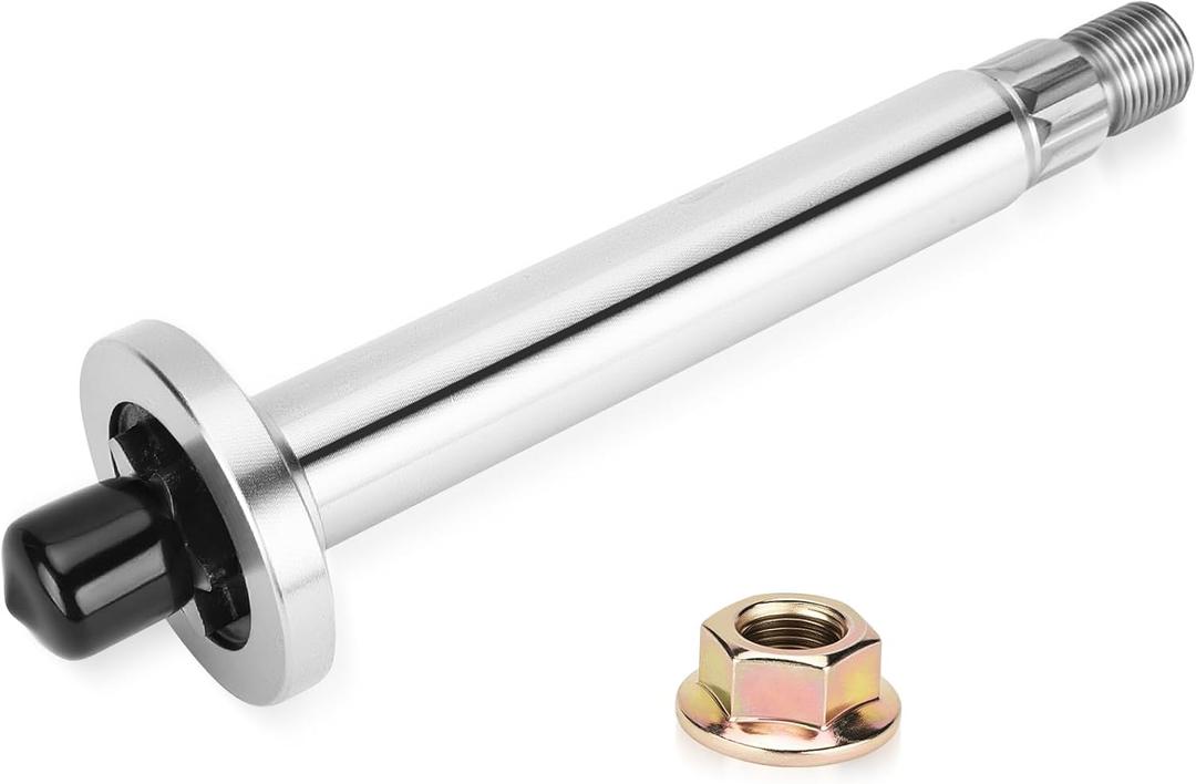 738-1186 Spindle Shaft Fits for MTD/Tory Bilt/Cub Cadet Lawn Mower 738-1186A 753-06348 Stainless Steel Drive Shaft Included Nut Parts Replace# 912-0417A GW-7120417A 753-05549
