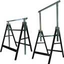 Sawhorse Lifting bracket, Sawhorse Stand 2x4 Heavy-Duty Sawhorse Adjustable Height 2 pack