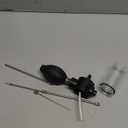 150ml Diatomaceous Earth Duster Powder Duster Garden Powder Sprayer Powder Dispenser Indoor and Outdoor with Length Adjustable from 11" to 26" (Black)